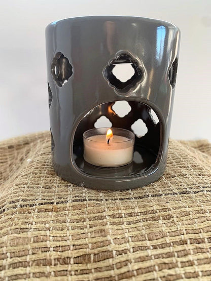 Grey Wax Melt Burner